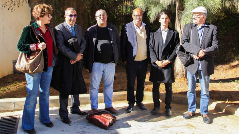 Le comité de soutien à Hadda Hazem et au journal "Al Fadjr" s’est rendue au ministère de la communication le 19 novembre. 