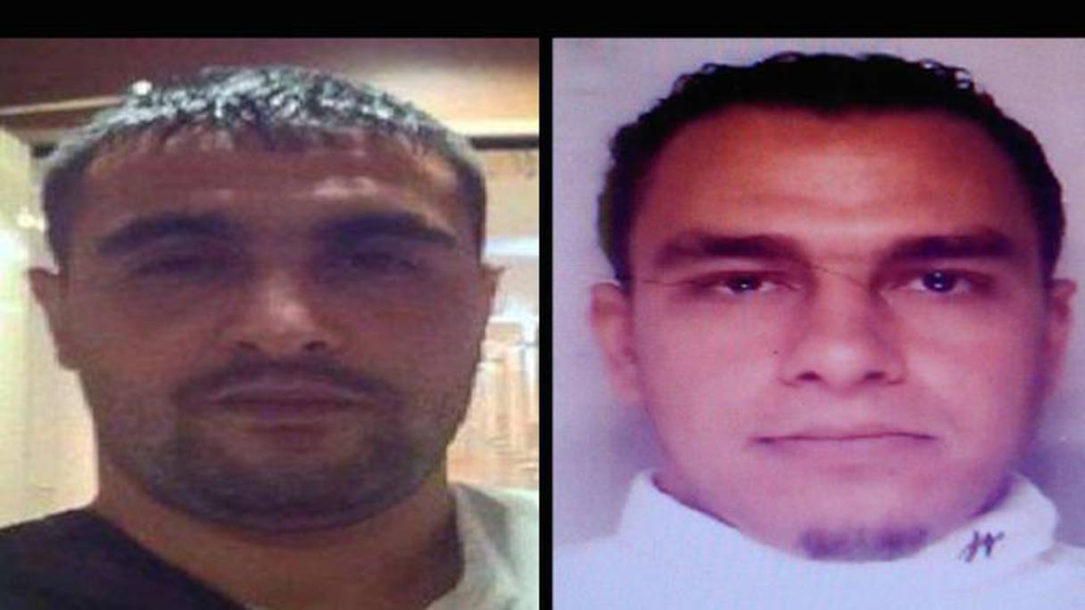A gauche, l’homonyme, à droite, le tueur de Nice, Mohamed Salman Lahouij Bouhlel.