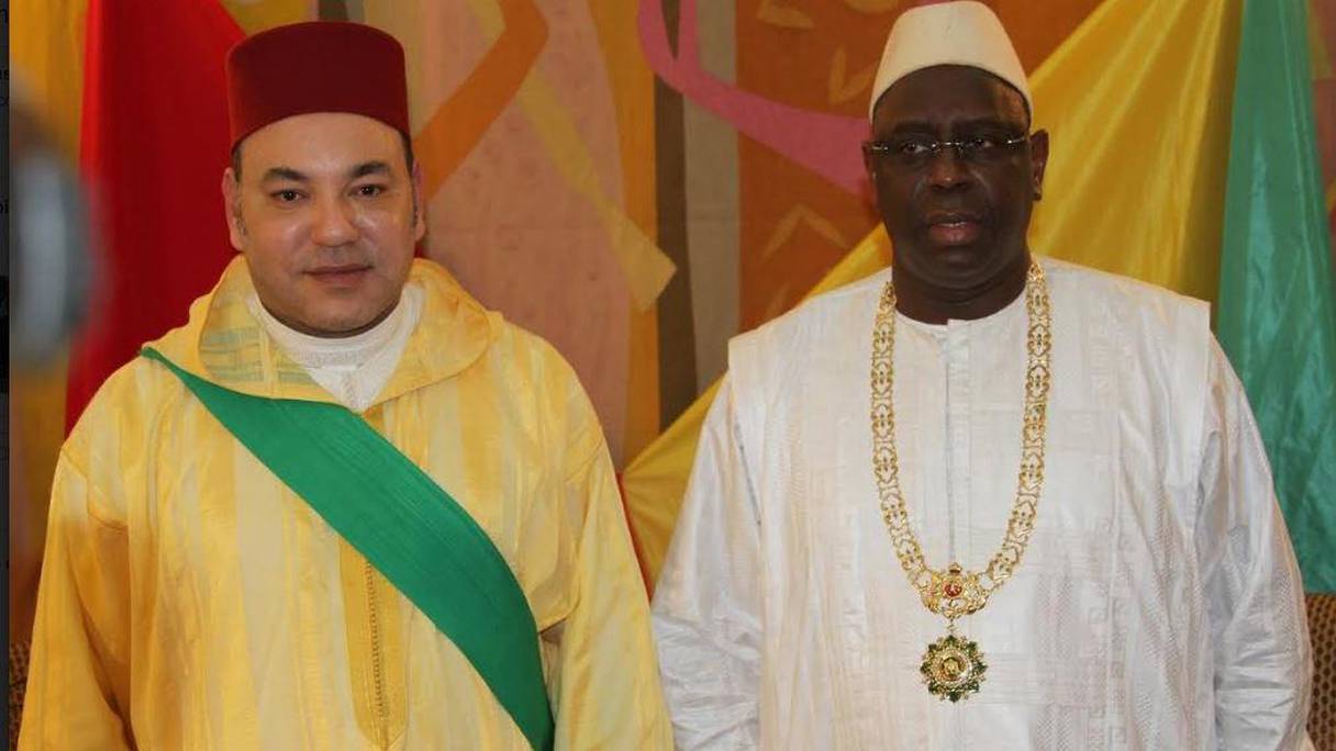 Mohammed VI et Macky Sall.