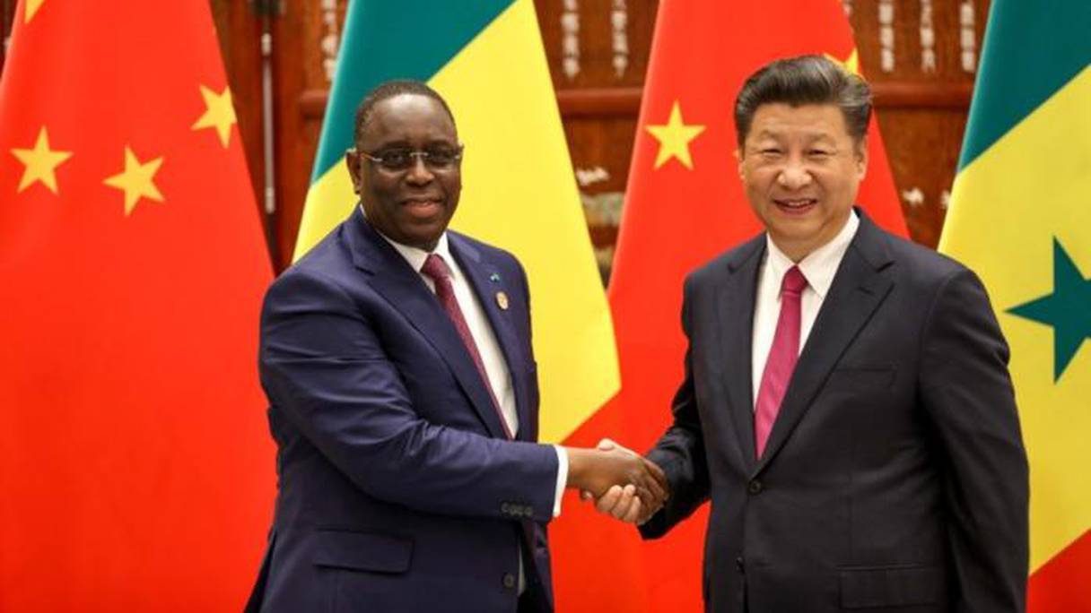 Le président sénégalais Macky Sall et le président chinois Xi Jinping. 