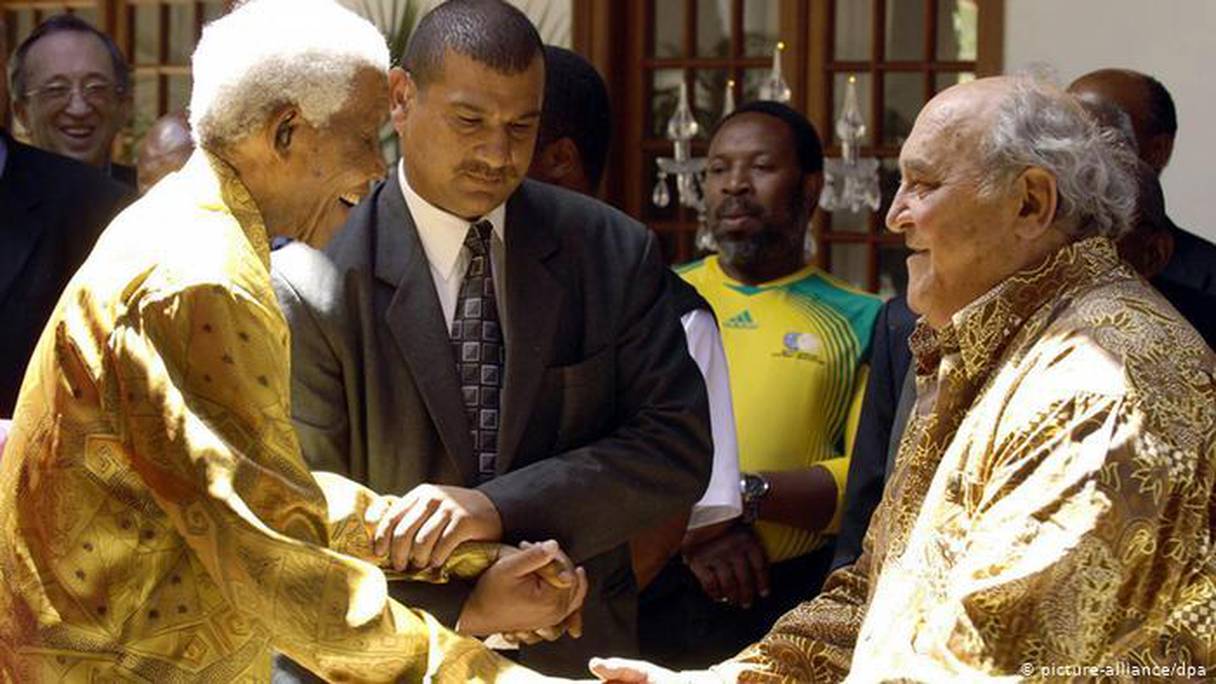 Denis Goldberg et Nelson Mandela.