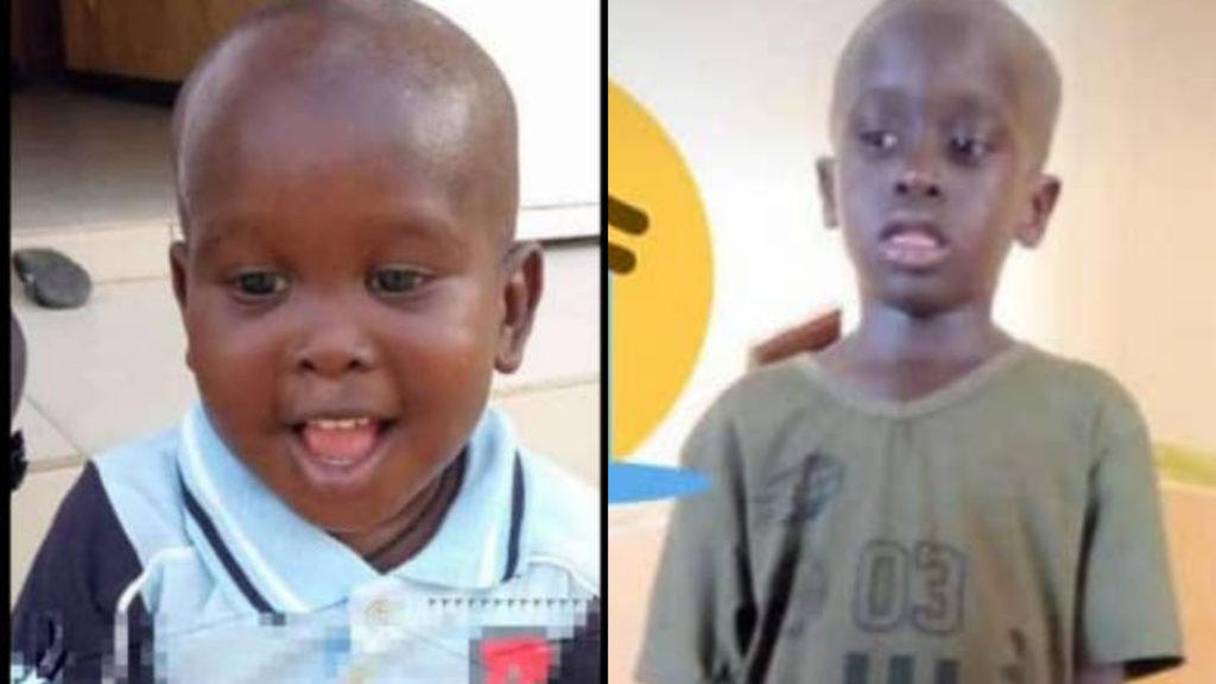 Les deux victimes: Baye Daouda Touré, deux ans, et Serigne Mbacké Touré, quatre ans. 