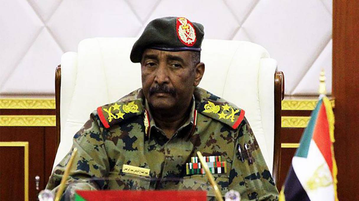Le général Abdel Fattah al-Burhane, président du Conseil Souverain du Soudan.