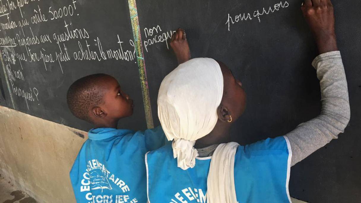 Une classe au Sénégal