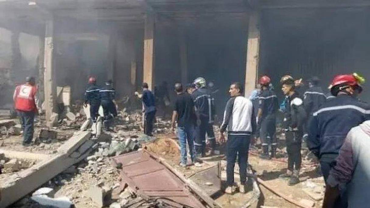 L'explosion s'est produite à Al Bayadh, en Algérie, ce samedi 10 octobre 2020. 