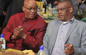 Ace Magashule et Jacob Zuma