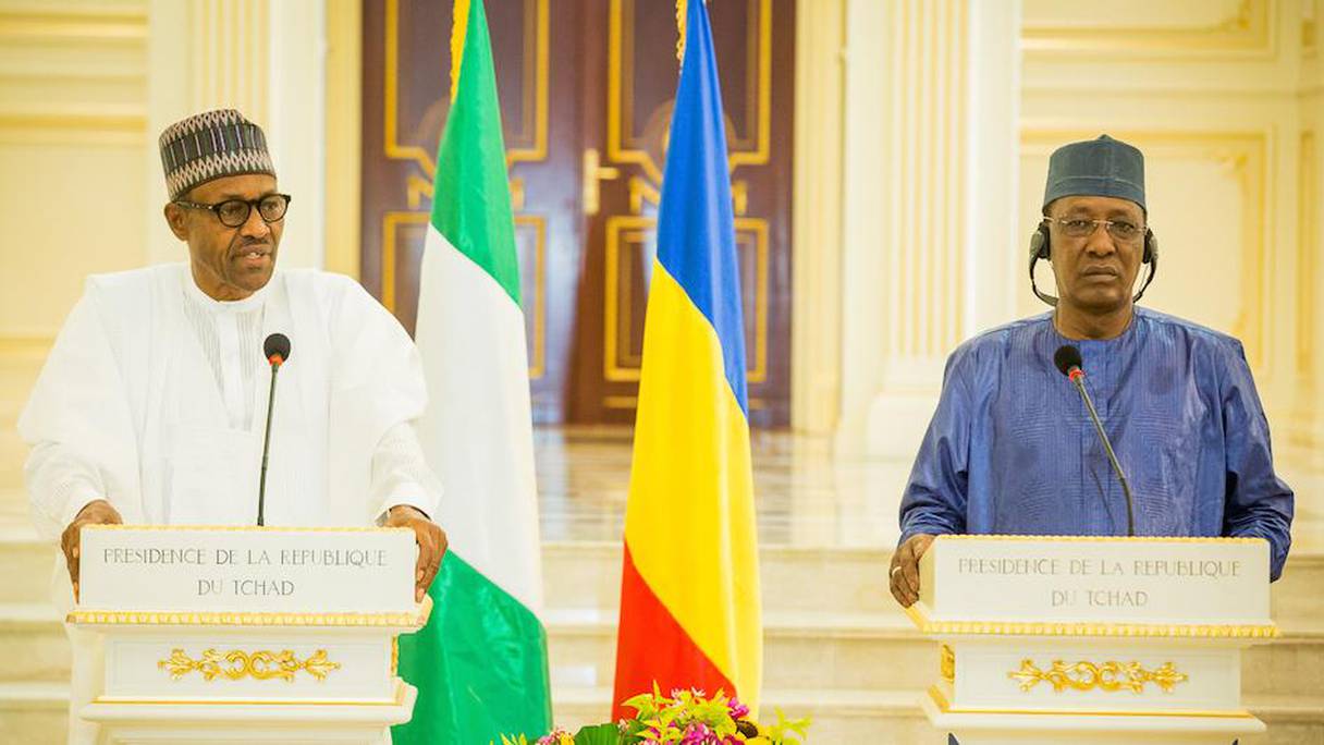 Muhammadu Buhari du Nigeria et Idriss Déby Itno du Tchad. 