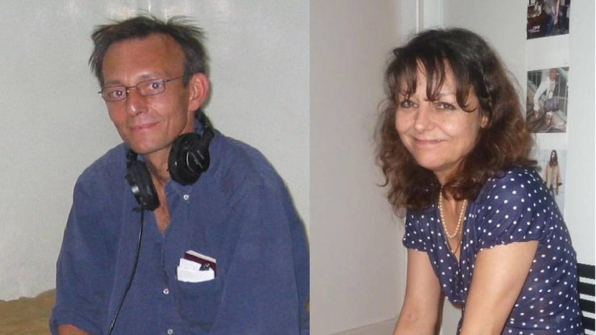 Claude Verlon et Ghislaine Dupont, journalistes de RFI assassinés à Kidal, nord du Mali, en 2013.