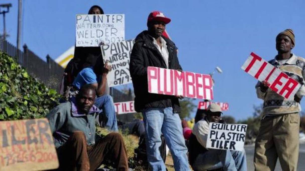 Afrique du Sud, un chômage de masse qui touche plus de 7 millions de personnes actives.