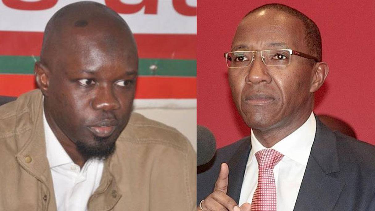 Ousmande Sonko à g. et Abdoul Mbaye, les deux nouveaux de la scène politique sénégalaise veulent d'abord peser ce qu'ils valent en solo avant d'aller vers une coalition. 