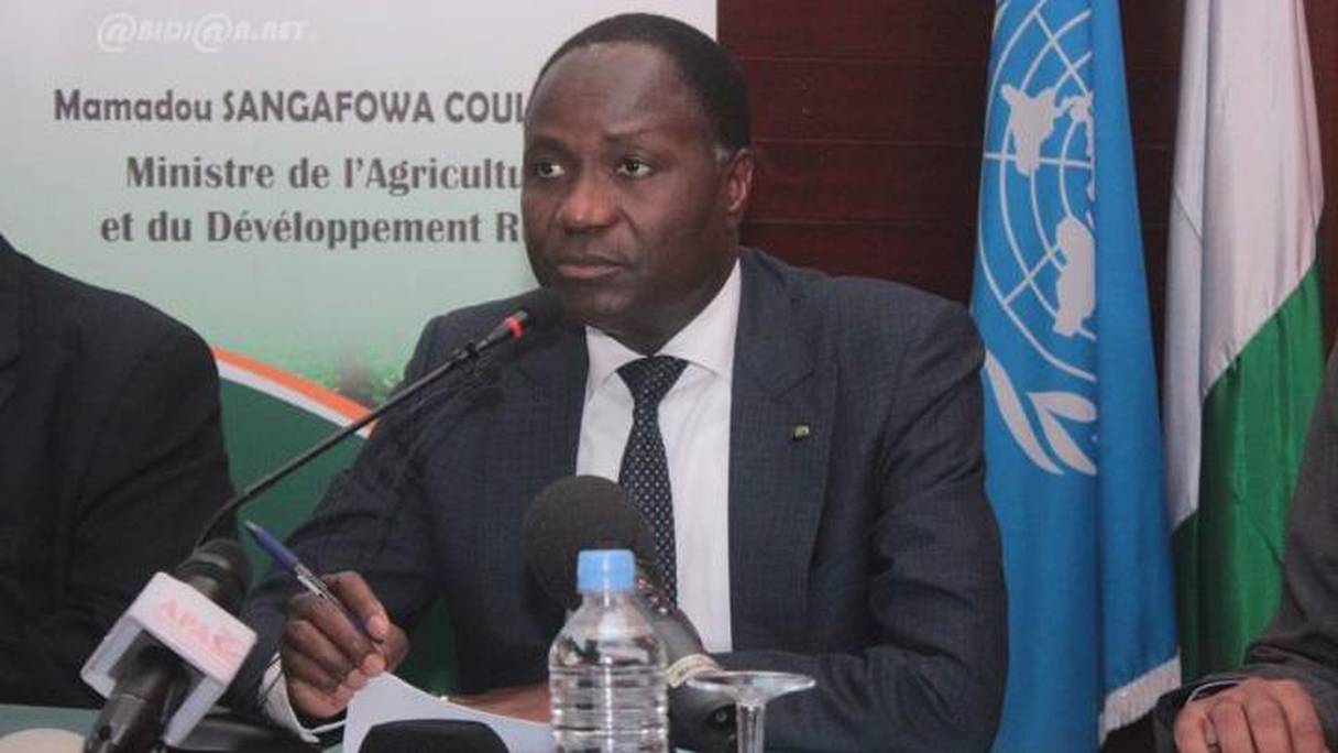 Le ministre ivoirien en charge de l'Agriculture, Sangafowa Coulibaly. 