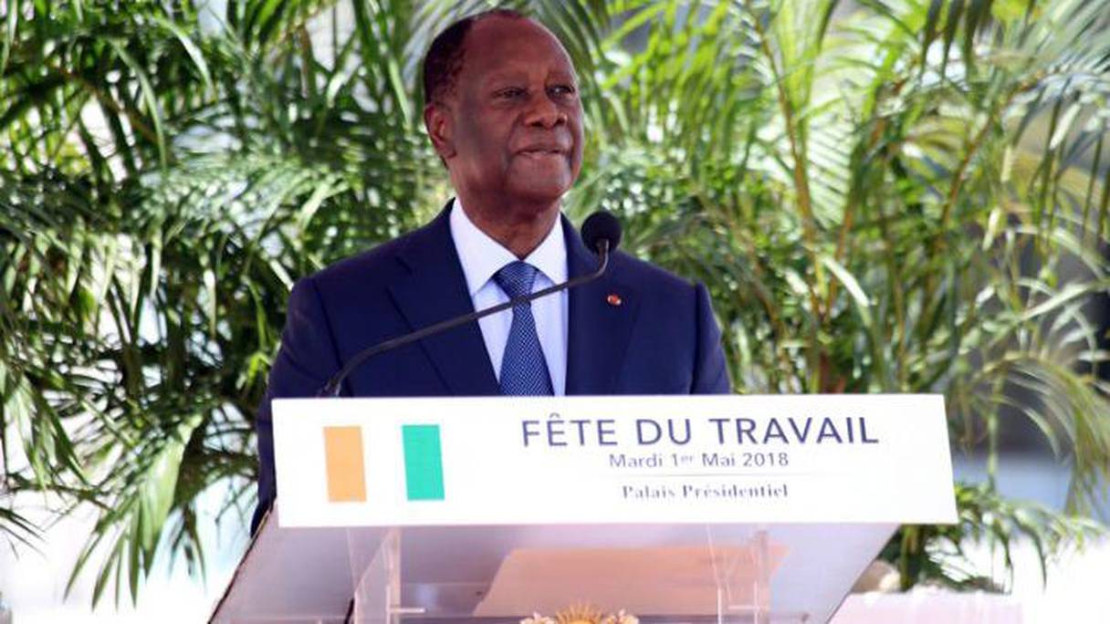 Alassane Ouattara, président de al Côte d'Ivoire.