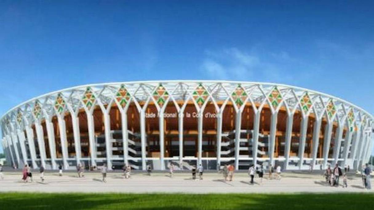 Stade d'Ebimpé d'Abidjan. 