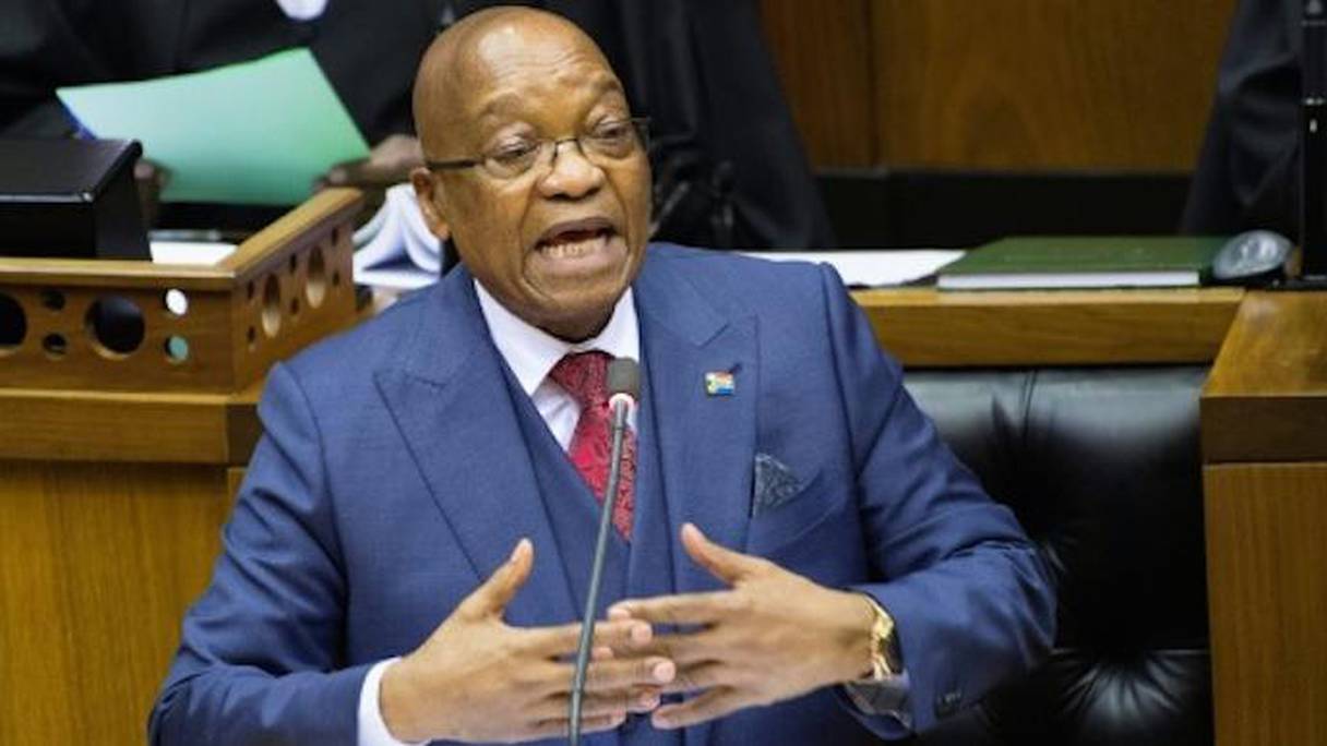 Jacob Zuma, président de l'Afrique du Sud. 