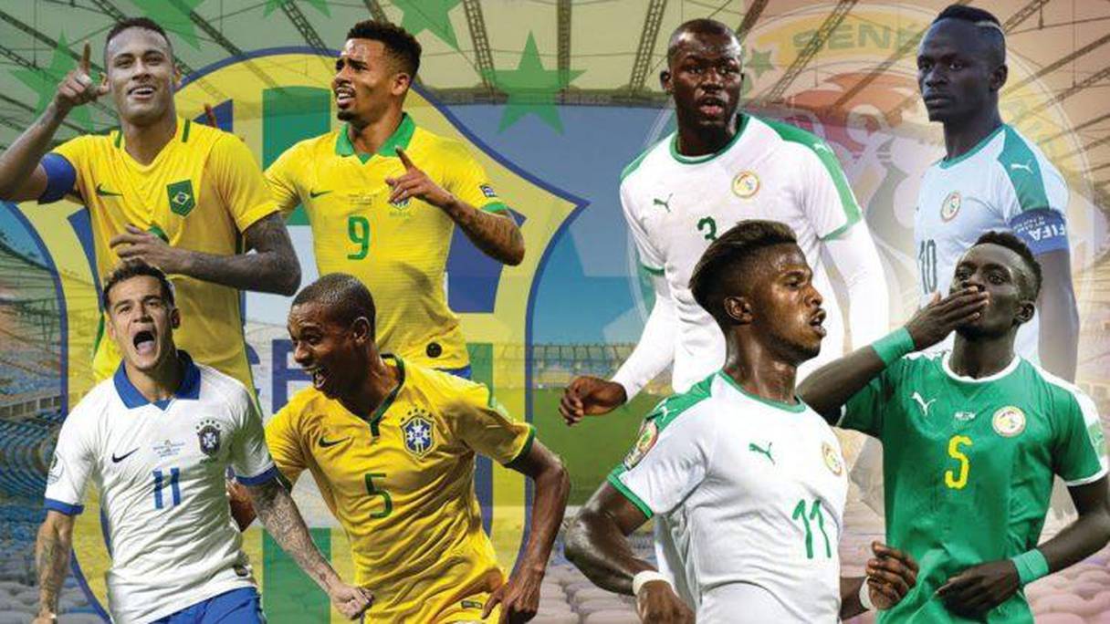 Football : Sénégal - Brésil
