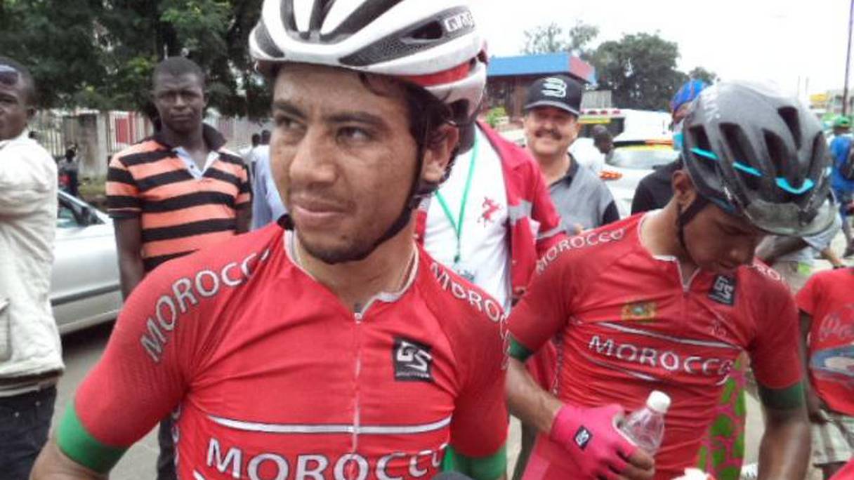 L'équipe marocaine au Tour cycliste internationale de Côte d’Ivoire. 