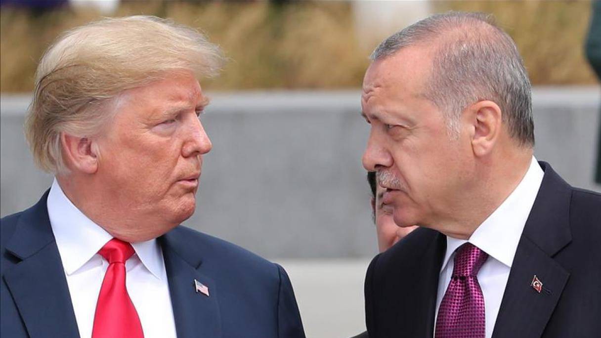Donald Trump et Recep Tayyip Erdogan.