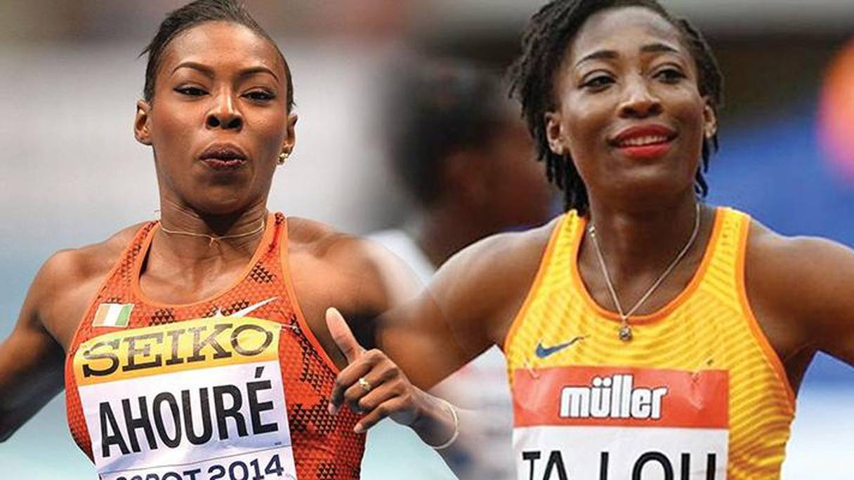 Murielle Ahouré et Marie-Josée Ta-Lou, les espoirs de médailles ivoiriennes.