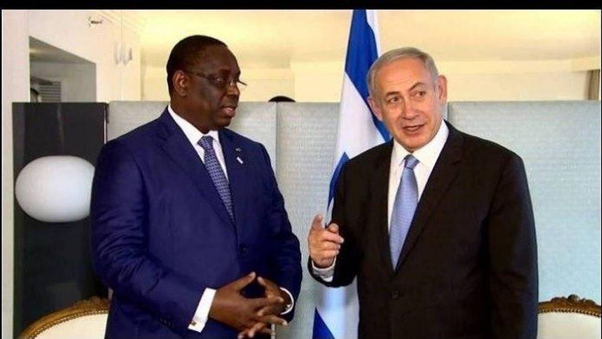 Macky Sall et Benjamin Netanyahu, les chefs d’État du Sénégal de d’Israël. Deux pays qui ont eu de bonnes relations, jusqu’à la décision du Sénégal de porter le vote de la résolution, rendant illégale la colonisation juive en Cisjordanie