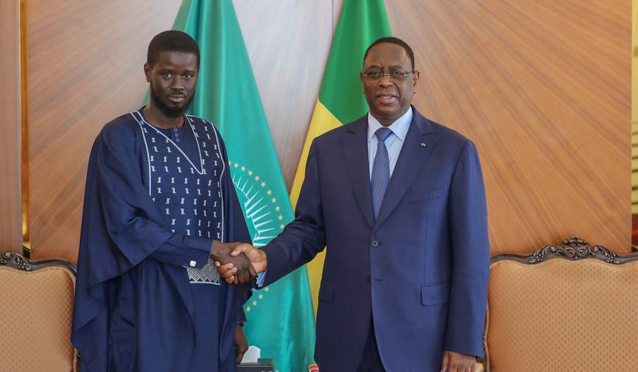 Sénégal: le président élu Bassirou Diomaye Faye reçu en audience par le sortant Macky Sall