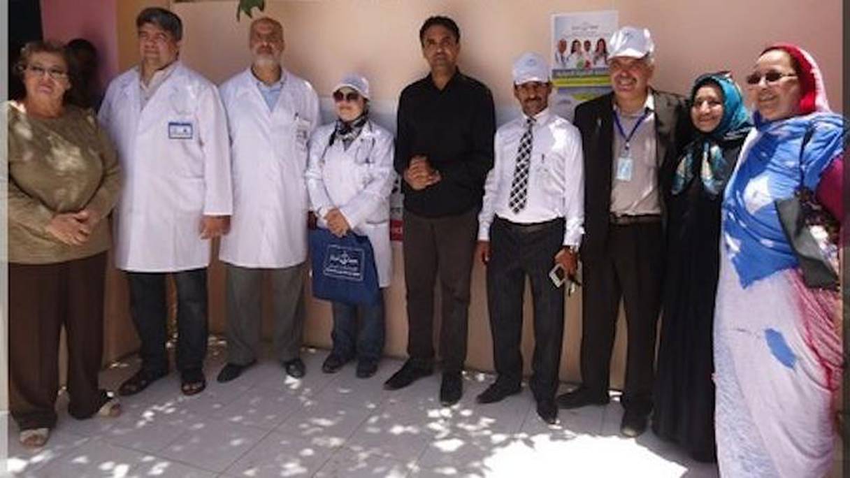 Membres de la mission médicale marocaine en Mauritanie.