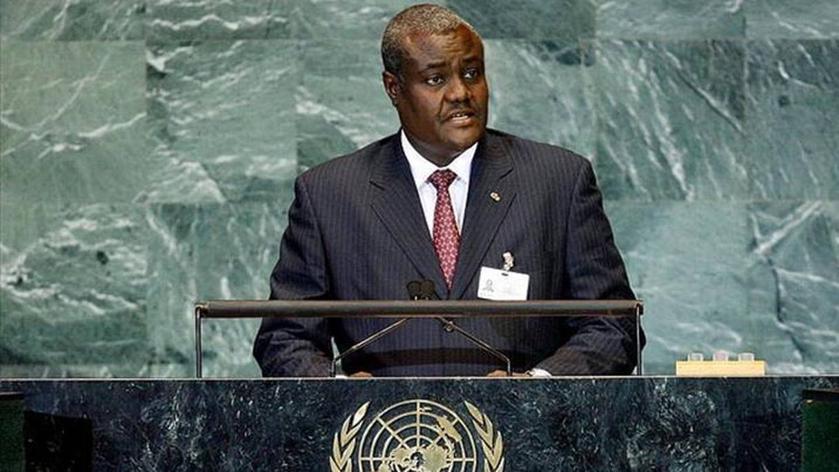Moussa Faki Mahamat, président de la Commission de l'Union Africaine (UA).
