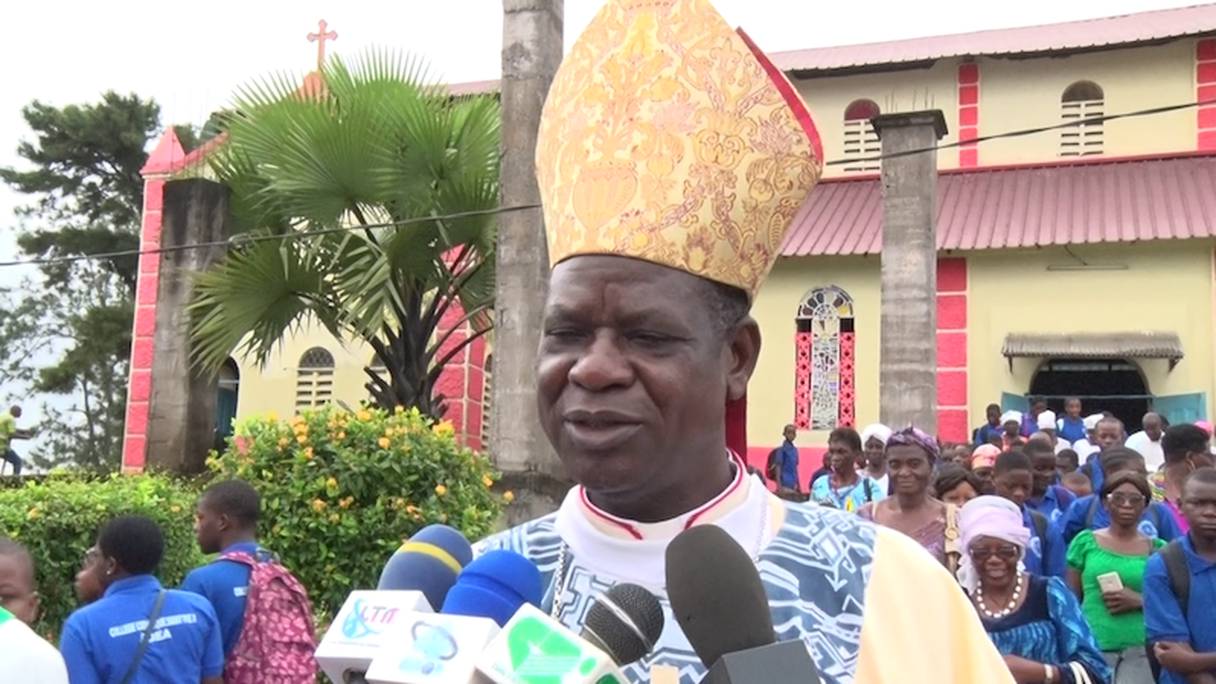 Monseigneur Samuel Kleda, archevêque de Douala.