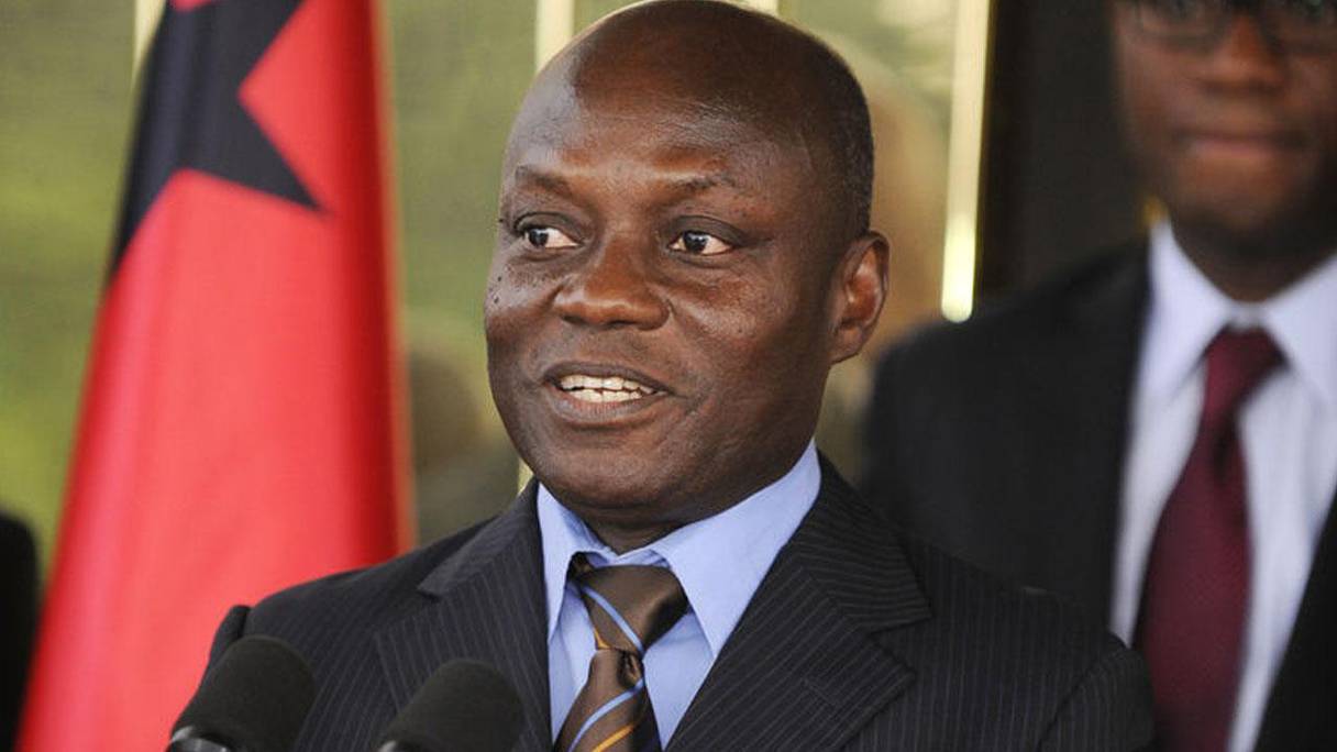 Jose Mario Vaz, Président de la république de Guinée-Bissau. 