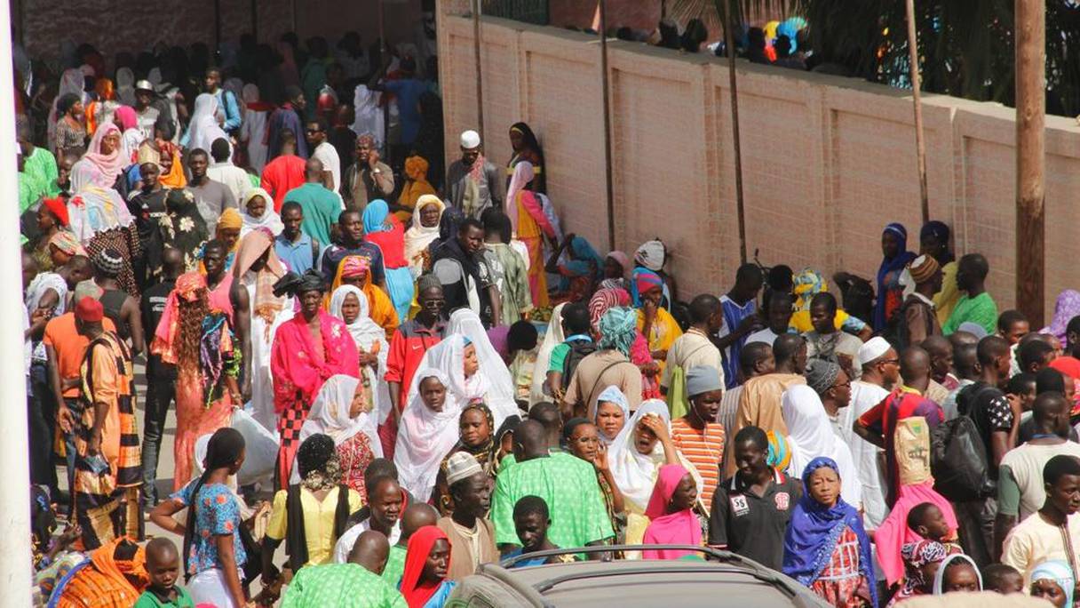 Un rassemblement religieux au Sénégal