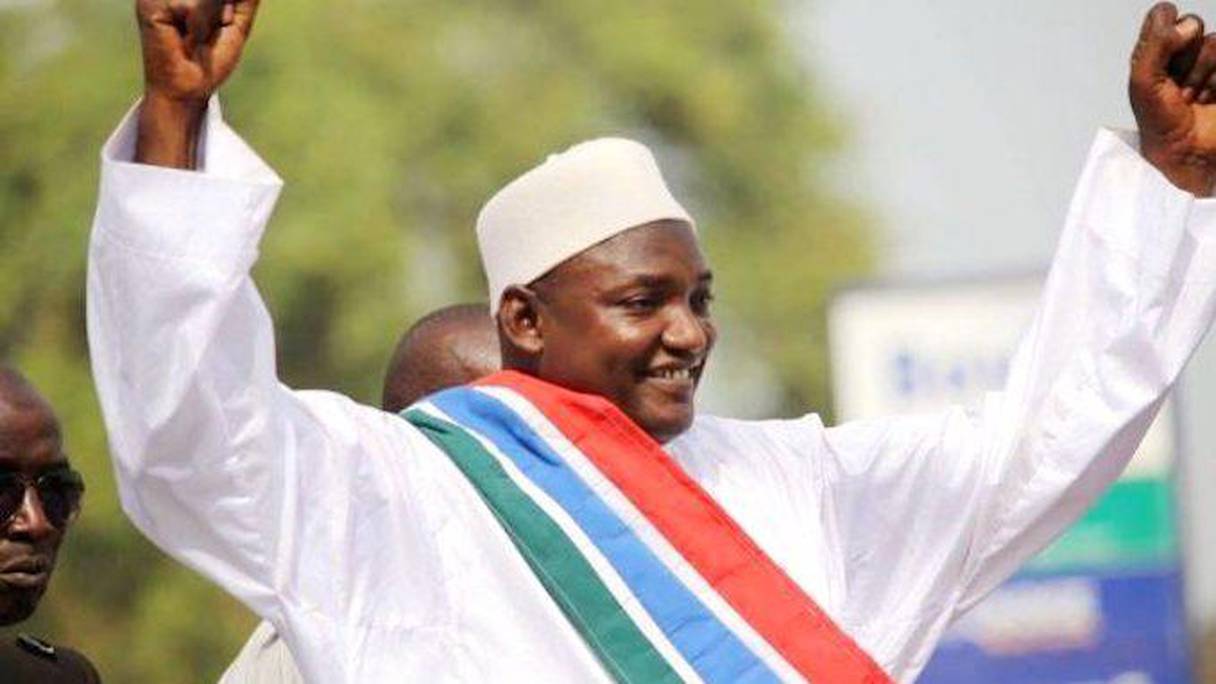 Adama Barrow, le futur président de la Gambie. 