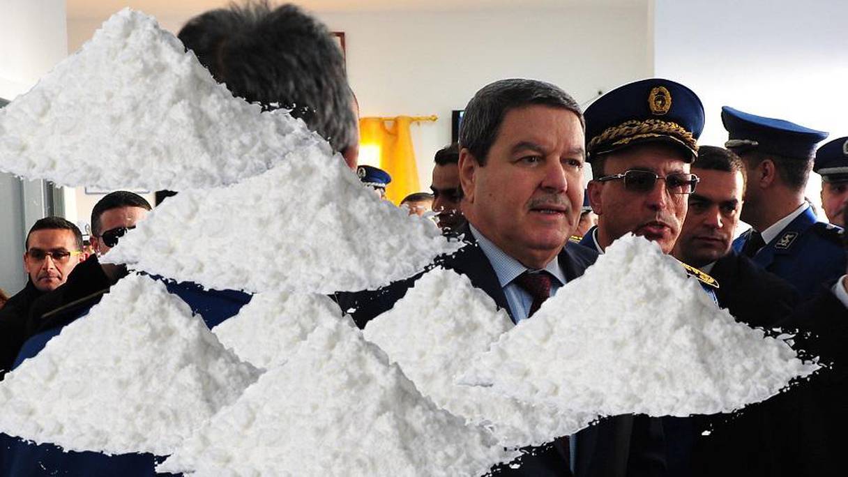Abdelghani Hamel, le directeur de la Police algérienne a été emporté par l'affaire la cocaïne du port d'Oran. 