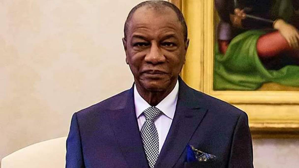 Le président déchu de la Guinée Alpha Condé.
