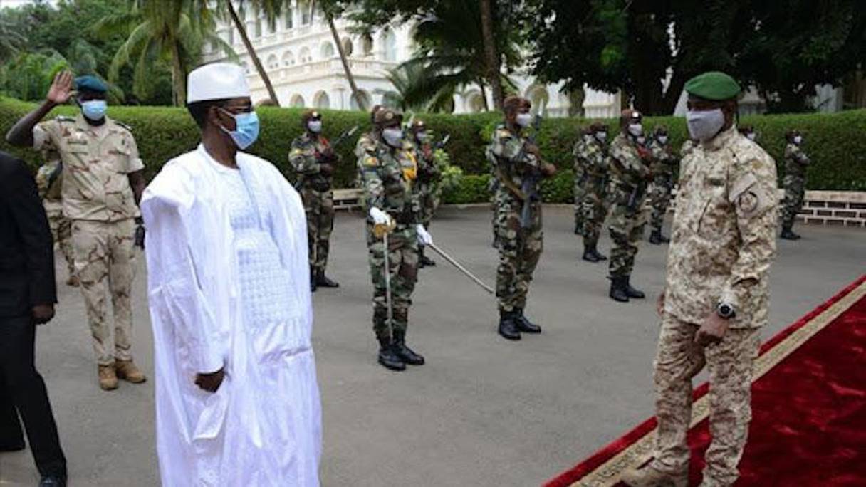 Bamako le 16 juin 2021. Le président de la Transition, Assimi Goïta, a présidé son premier Conseil des ministres au palais de Koulouba,