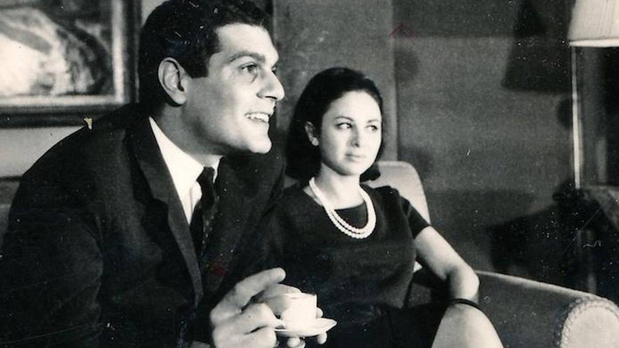 Les acteurs Faten Hamama et Omar Sharif, icônes de l'âge d'or du cinéma égyptien.