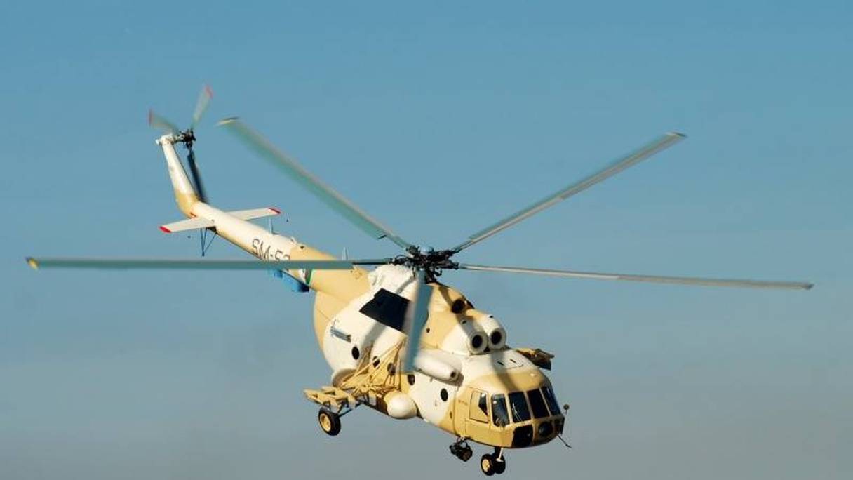 Les crashs en série remettent sur le tapis l'état déplorable du matériel de l'armée algérienne. Ici, crash d'un hélicoptère Mi-171Sh, le 24 octobre 2016 près de l’aéroport d’Illizi (sud-est algérien).
