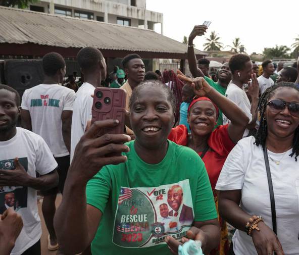 supporters de Joseph Boakai, liberia