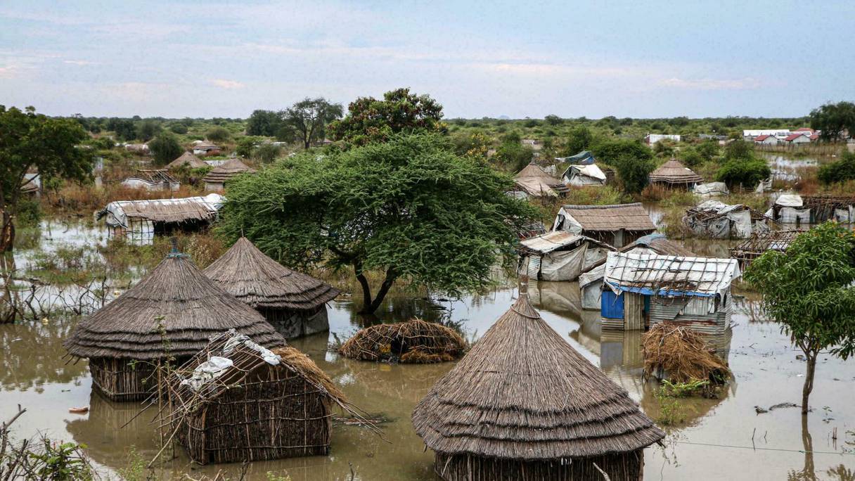  Selon l'ONU, la majorité des zones affectées par les inondations au Soudan du Sud sont devenues inaccessibles par la route. 