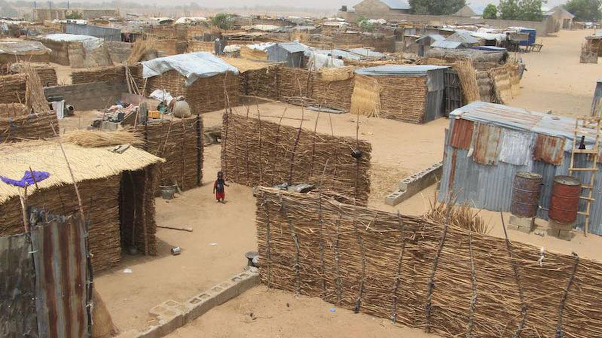Camp de Yawuri, non loin de Maiduguri, l'un des point chaud du djihadisme au Nigeria. 