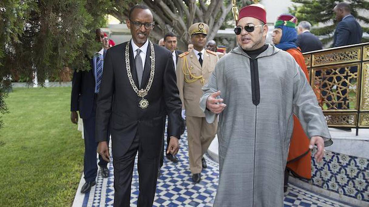 Le président rwandais, Paul Kagame, a été reçu par le roi Mohammed VI, le 21 juin dernier à Casablanca. C'est le premier déplacement officiel qu'ait effectué au Maroc un président de ce pays d'Afrique de l'Est.