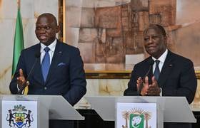 Brice Oligui Nguema et Alassane Ouattara