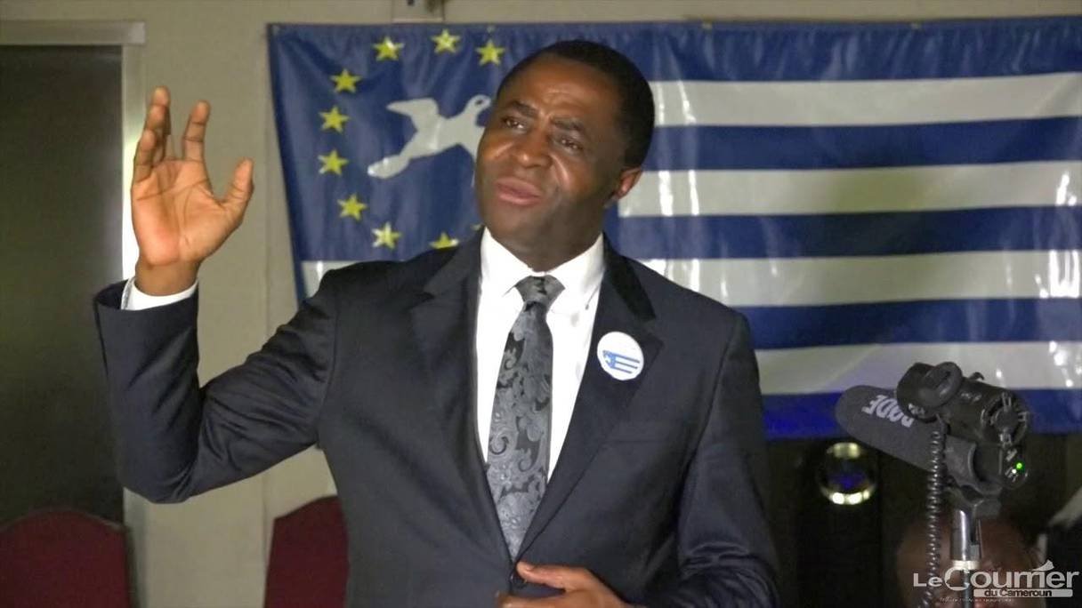 Le leader des séparatistes Sisiku Ayuk Tabé, président autoproclamé de la République d'"Ambazonie".