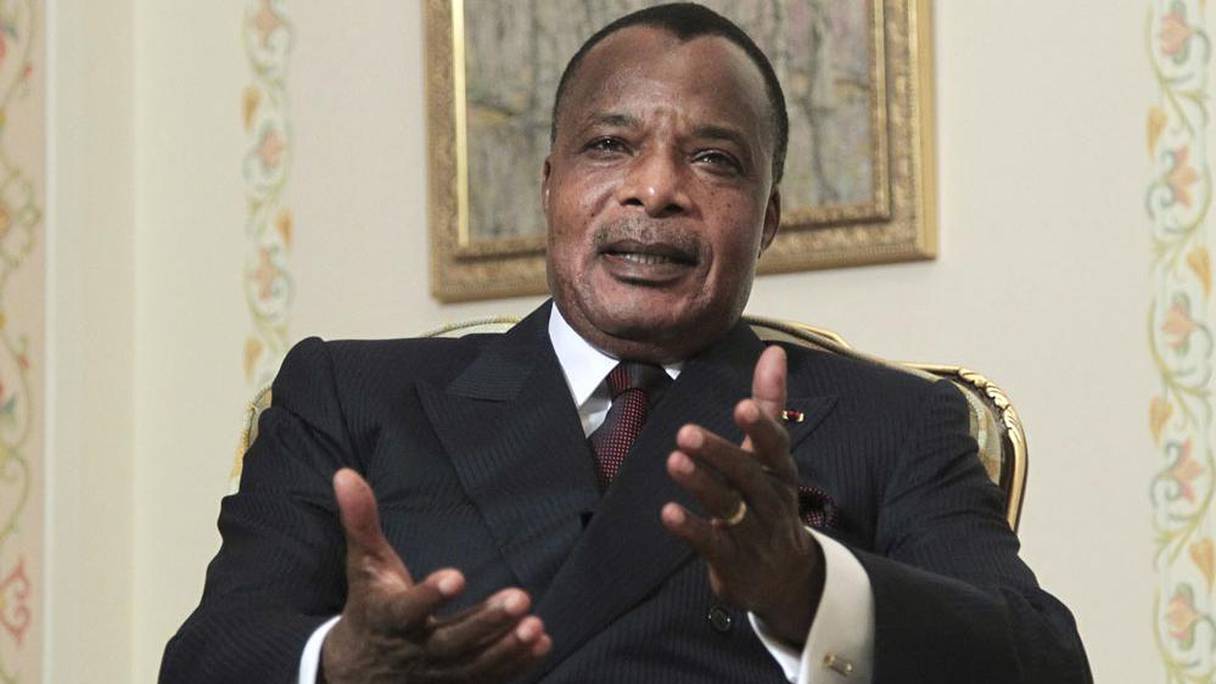 Denis Sassou Nguesso, président du Congo. 