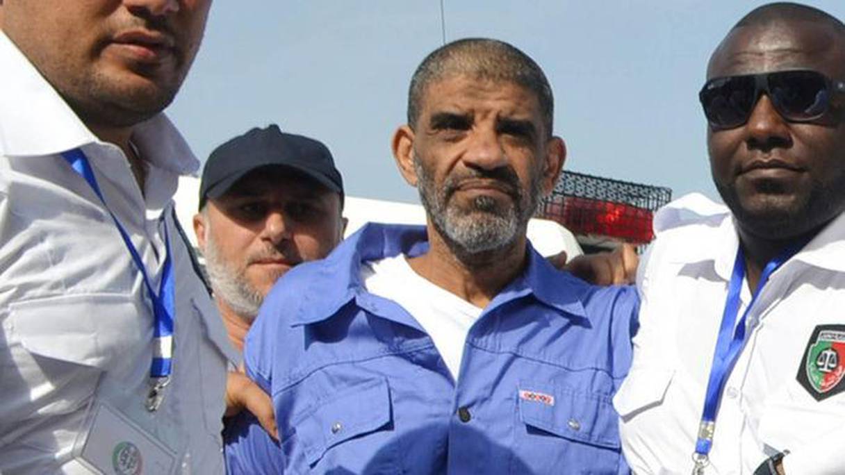 Abdallah Senoussi, l'ancien chef des services secrets libyens, sous le régime de Moammar Kadhafi. 