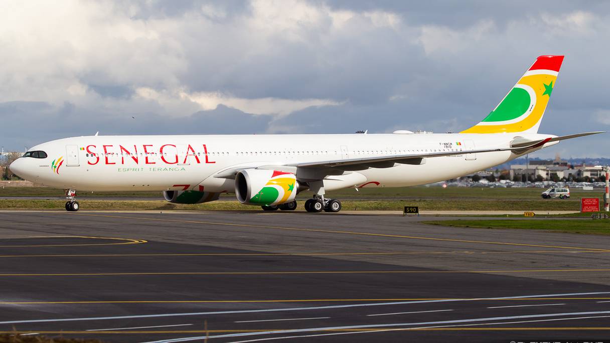 Un Airbus A330 de la compagnie Air Sénégal.