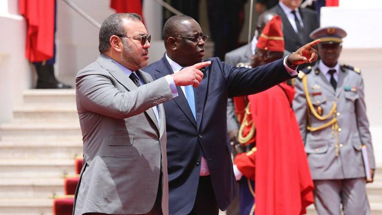 Mohammed VI et Macky Sall. 