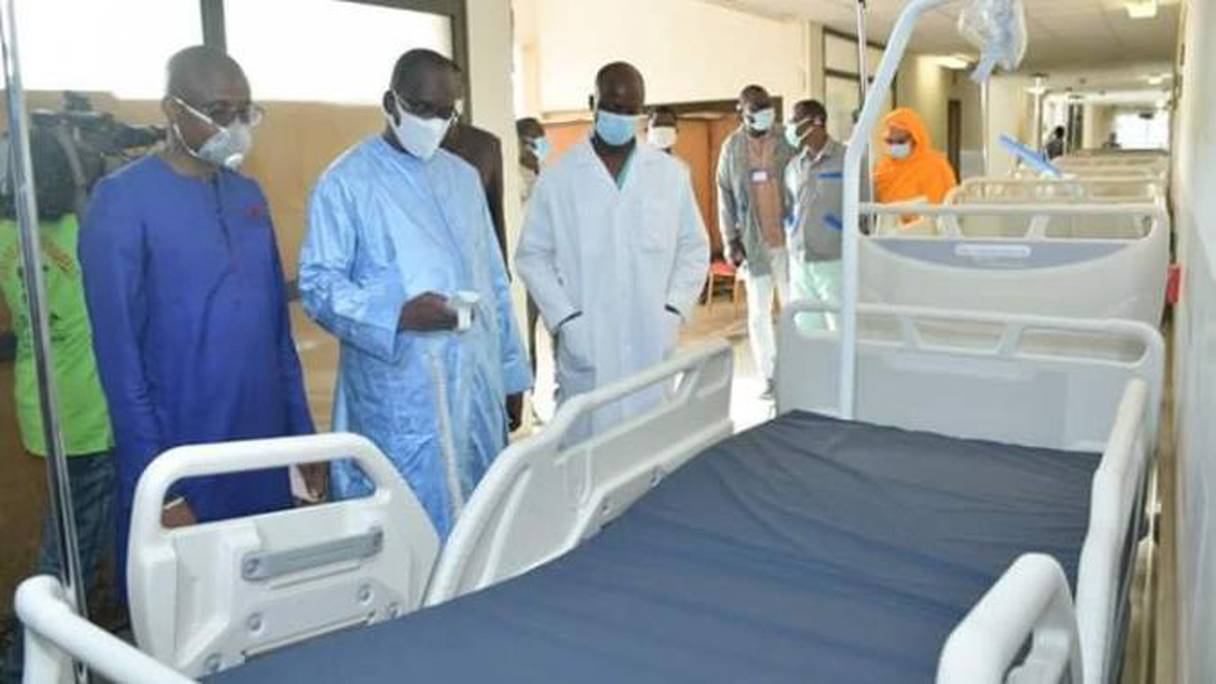 Lits d'hospitalisation dédiés aux malades du Covid-19 au Sénégal. 