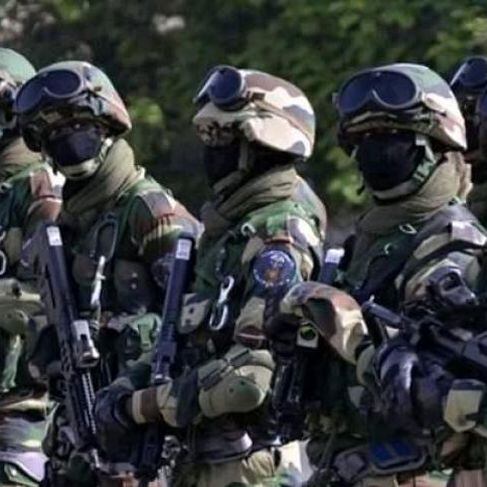 soldats sénégalais de la force ouest-africaine en Gambie