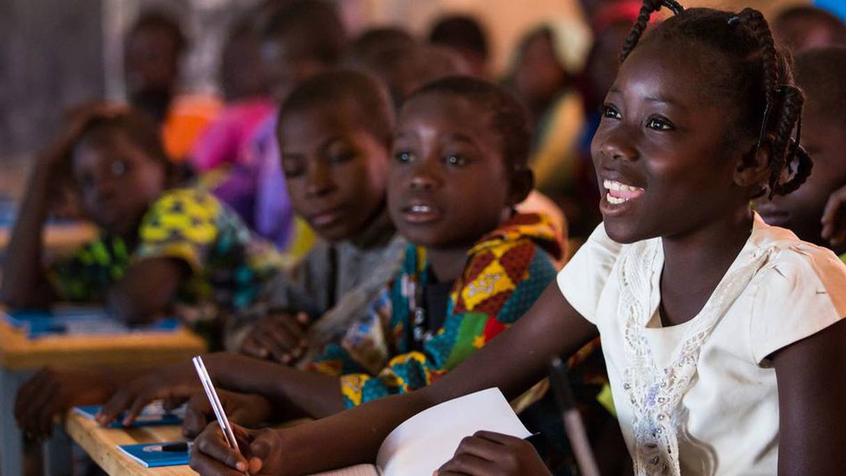 Des enfants à l'école au Burkina Faso.