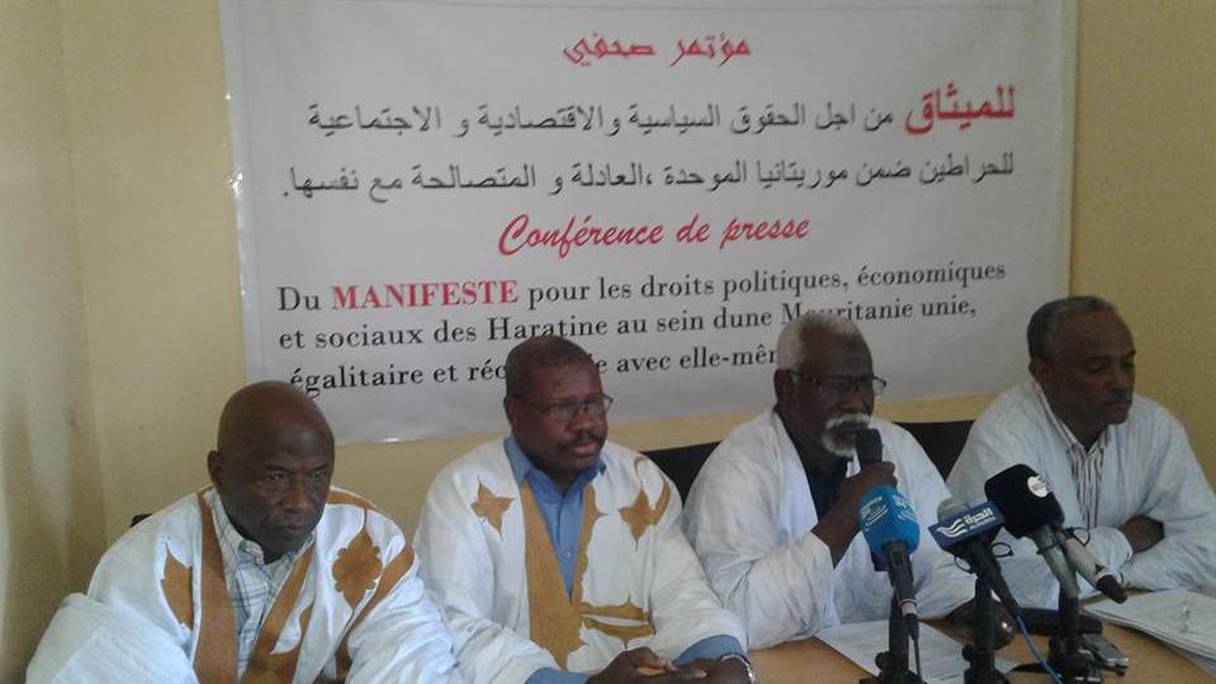 Quelques dirigeants de la mouvance Haratine de Mauritanie.