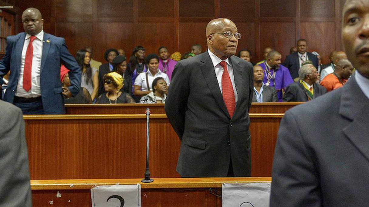 Jacob Zuma devant la justice sud-africaine. 